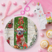 ローデシアン・リッジバックドッグクリスマス ペーパープレート (パーティー)