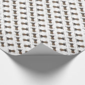 ローデシアン・リッジバック履歴デザイン ラッピングペーパー (角)