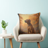 ローデシアン・リッジバック紅葉秋 クッション (椅子)