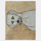 ローデシアン・リッジバック フリースブランケット (正面)