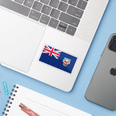 ローデシア国旗とナサランド国旗（1953年～1963年） シール (ノートパソコンとiPhone)