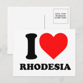 ローデシア葉書が大好き ポストカード (正面/裏面)
