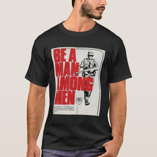 ローデシア軍の一員である Tシャツ (正面)