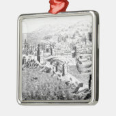 ローデスの島の地図 メタルオーナメント (左)