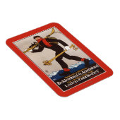 ローデンスキー服スキー広告ポスター マグネット (右側)