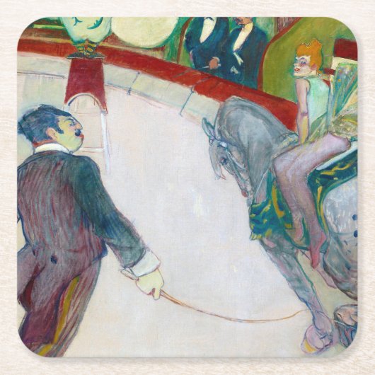 ロートレック・サーカス スクエアペーパーコースター (正面)