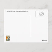 ロートレック:ジェーンアヴリル踊りザ・カン ポストカード (裏面)