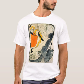 ロートレック:ジェーンアヴリル踊りザ・カン Tシャツ