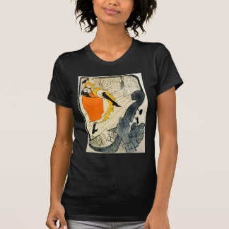 ロートレック:ジェーンアヴリル踊りザ・カン Tシャツ