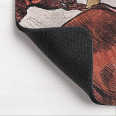 ロートレック、騎手と競走馬 マウスパッド (コーナー)