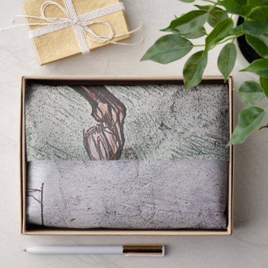 ロートレック、騎手と競走馬 薄葉紙 (ギフト)