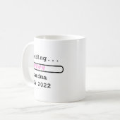 ロードおばあちゃんETA 2022ベビー発表コーヒー コーヒーマグカップ (正面左)