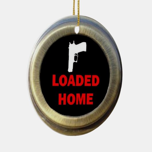 ロードされたガンホーム セラミックオーナメント (右)