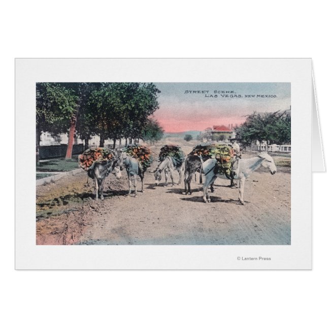 ロードされたロバは通りラスベガス、NM (正面横)