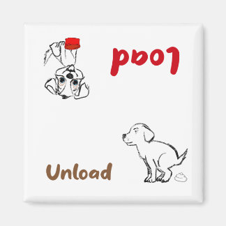 ロードとアンロードの食洗機 マグネット