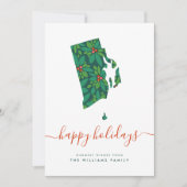 ロードアイランドからのハッピーホリデーズウォームウィッシュ (正面)