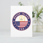 ロードアイランドのステッカー、電話ケース、トートバッグ カード (スタンド正面)
