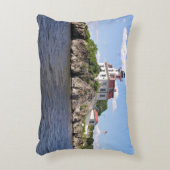 ロードアイランドのポンハムロックスライトハウス アクセントクッション (正面(垂直))