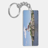 ロードアイランドのポンハムロックスライトハウス キーホルダー (正面左)