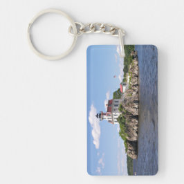 ロードアイランドのポンハムロックスライトハウス キーホルダー