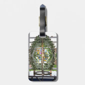 ロードアイランドのポンハムロックスライトハウス ラゲッジタグ (裏面縦)