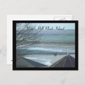 ロードアイランドの丘を見る ポストカード (正面/裏面)