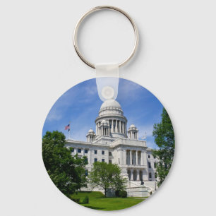 ロードアイランドの国会議事堂Keychain キーホルダー