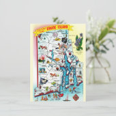 ロードアイランドの地図を動かす告知 (スタンド正面)