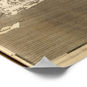 ロードアイランドの地図バイアロースミス ポスター (角)