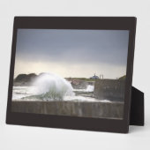 ロードアイランドの水景プレート フォトプラーク (側面)