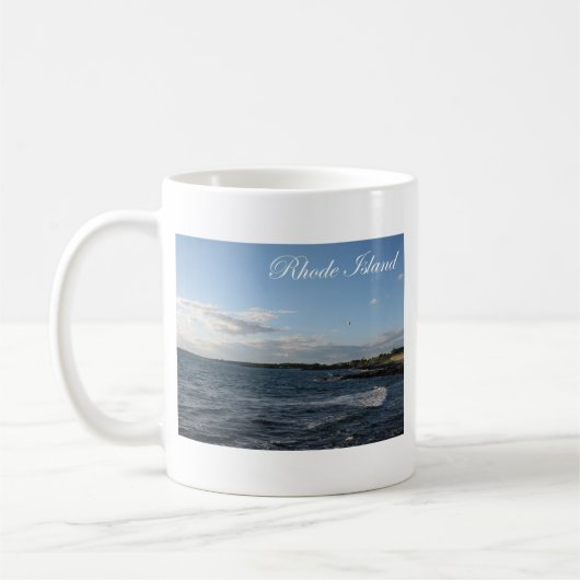 ロードアイランドの海景 コーヒーマグカップ (左)