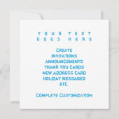 ロードアイランドの涼しいぼやけ 招待状 (裏面)