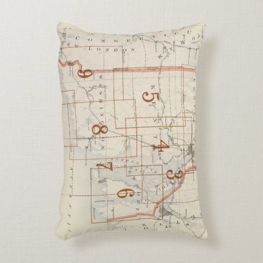 ロードアイランドの索引図 アクセントクッション (正面(垂直))