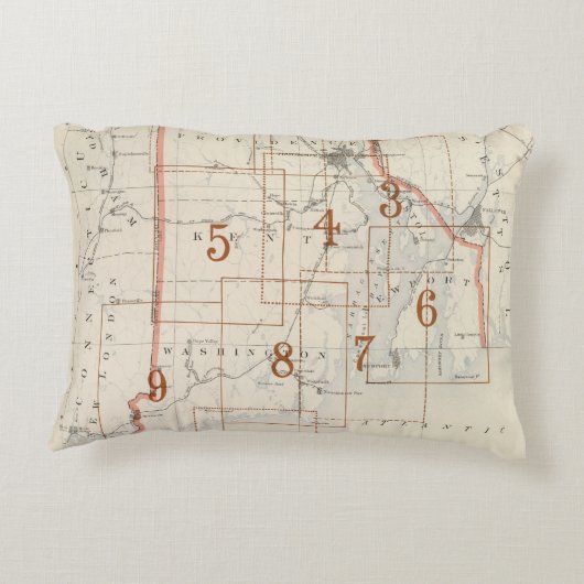 ロードアイランドの索引図 アクセントクッション (裏面)