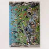 ロードアイランドの裏庭の鳥 ジグソーパズル (縦)