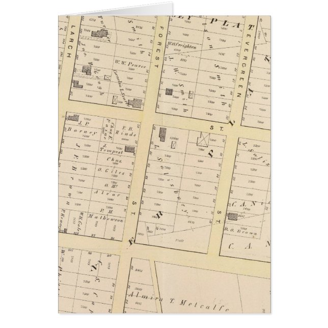 ロードアイランドアトラス地図 (正面)