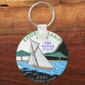 ロードアイランドキーチェーン キーホルダー (正面)