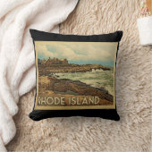 ロードアイランドコーストヴィンテージトラベル クッション (ブランケット)