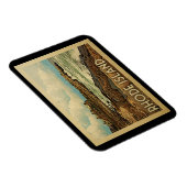 ロードアイランドコーストヴィンテージトラベル マグネット (右側)