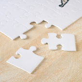 ロードアイランドシェイプヴィンテージ写真マップ ジグソーパズル (側面)