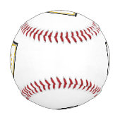 ロードアイランドシールド旗野球 野球ボール (正面)