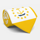 ロードアイランドステートフラッグデザイン ネクタイ (ロール)