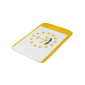 ロードアイランドステートフラッグデザイン バスマット (アングル)