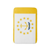 ロードアイランドステートフラッグデザイン バスマット (正面縦)