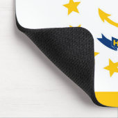 ロードアイランドステートフラッグデザイン マウスパッド (コーナー)