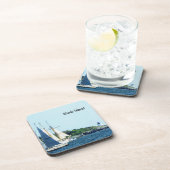 ロードアイランドセーリングライトハウス コースター (右側)