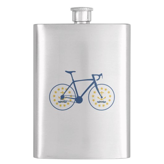 ロードアイランドフラッグサイクリング フラスク (正面)