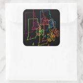 ロードアイランドプライドぼやけ スクエアシール (バッグ)