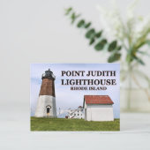 ロードアイランドポストカードPoint Judith Light house ポストカード (スタンド正面)