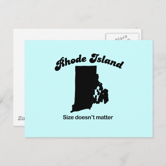 ロードアイランドモットサイズは問題ではない ポストカード (正面/裏面)